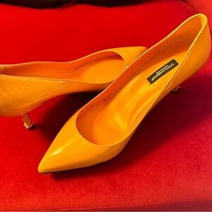 Dolce & Gabbana Bright Orange Heels